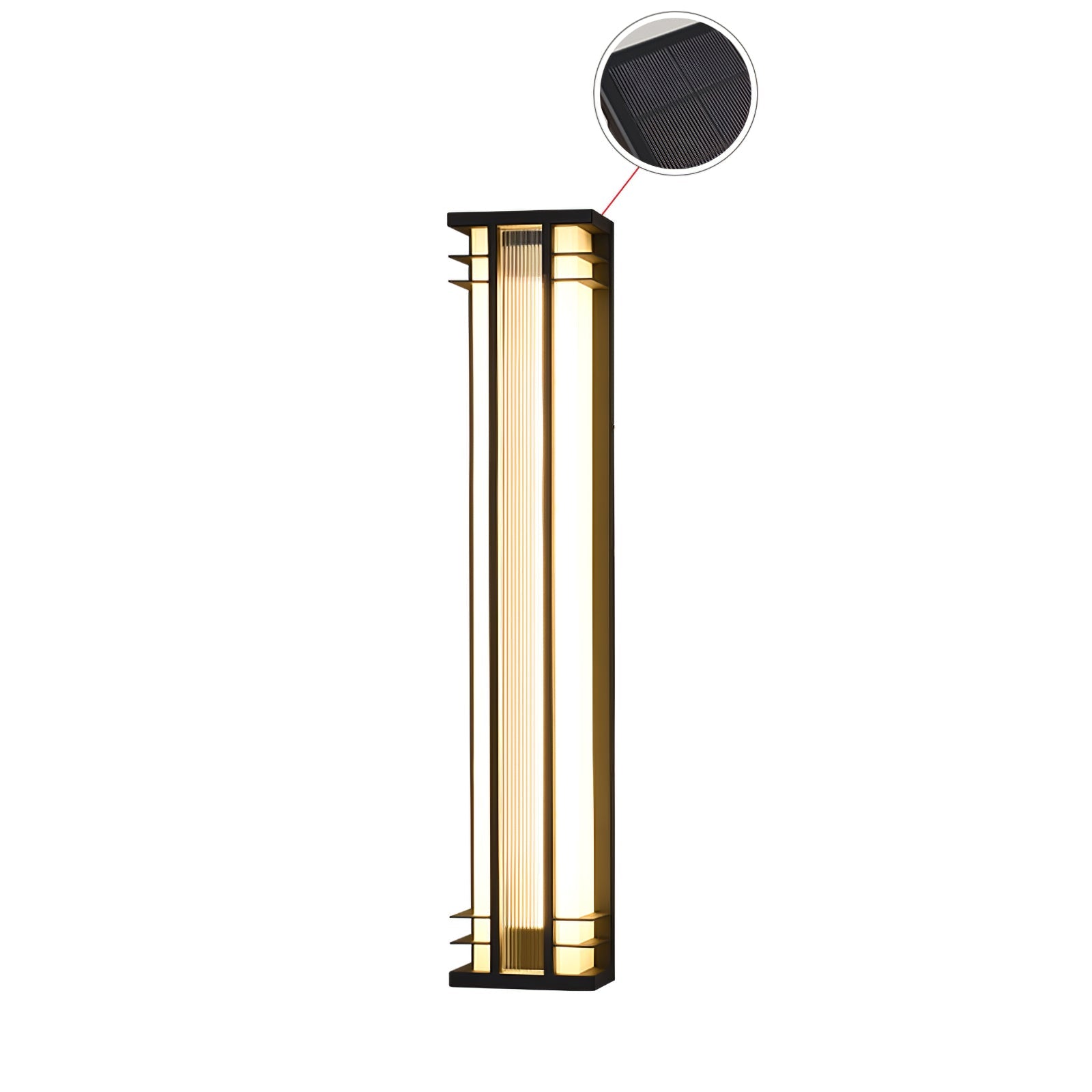 Double Axis Outdoor Wall Lamp | Stainless Steel | Black & Translucent