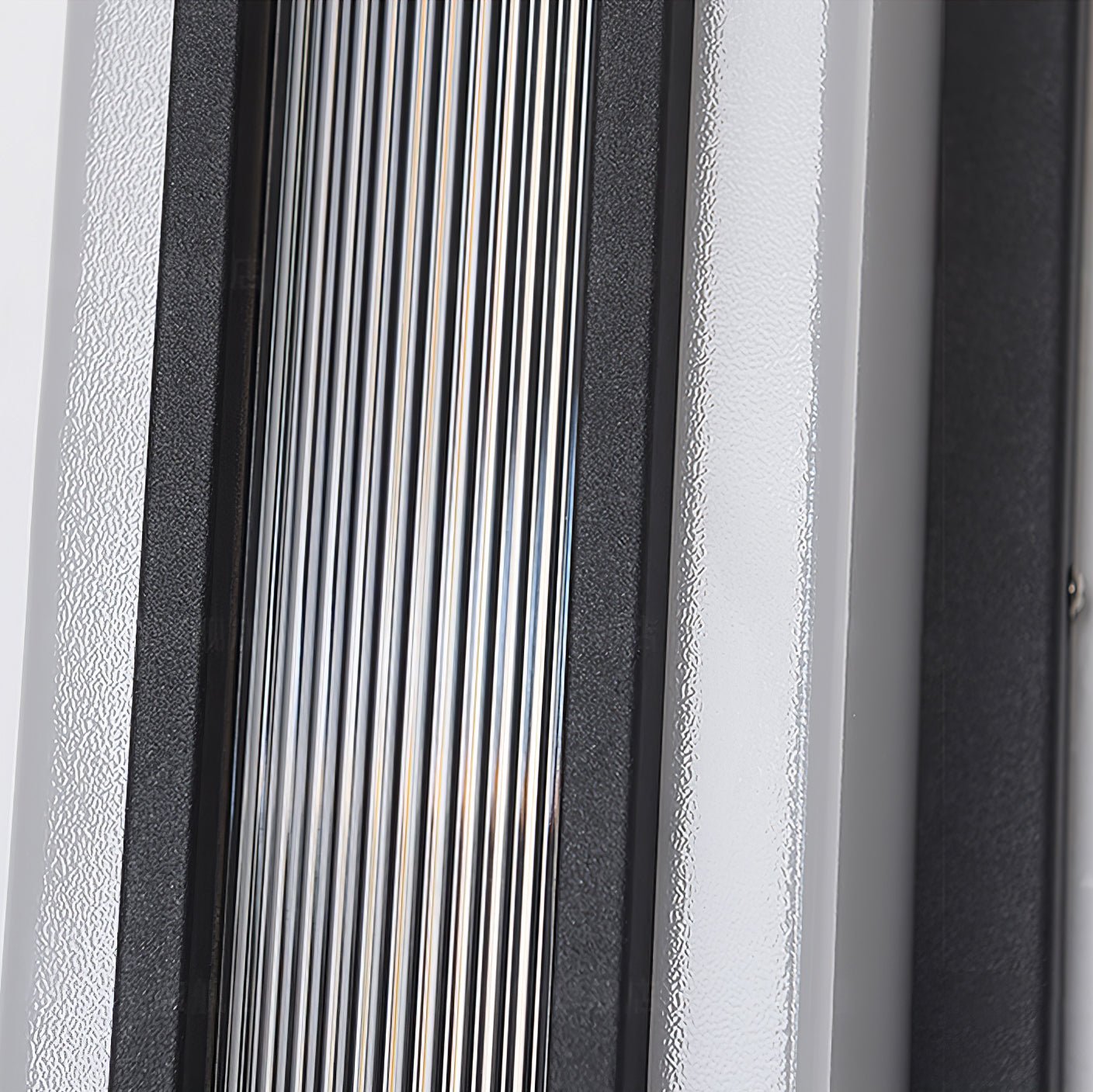 Double Axis Outdoor Wall Lamp | Stainless Steel | Black & Translucent