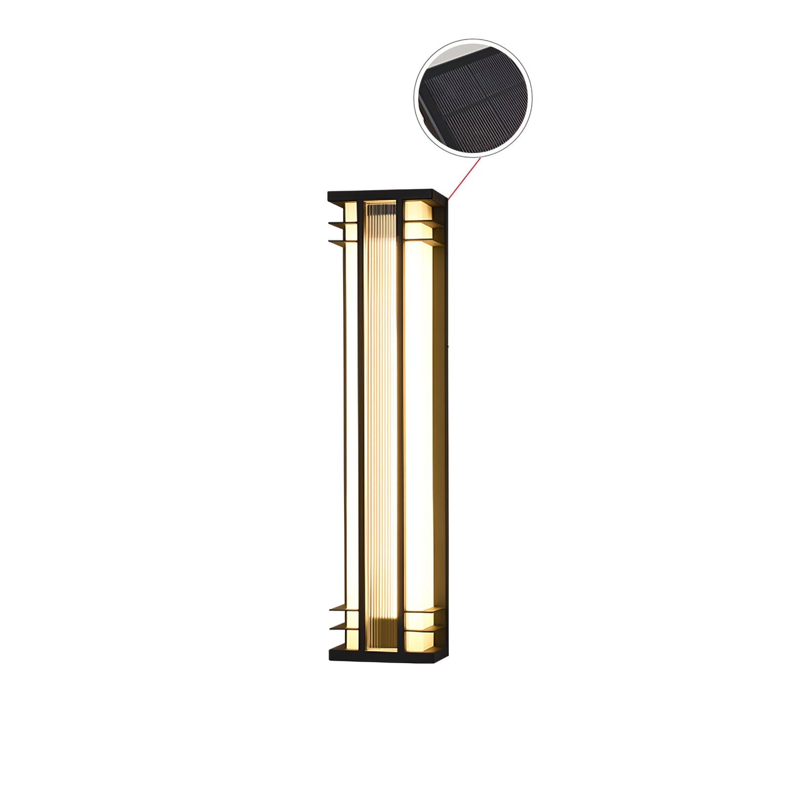 Double Axis Outdoor Wall Lamp | Stainless Steel | Black & Translucent