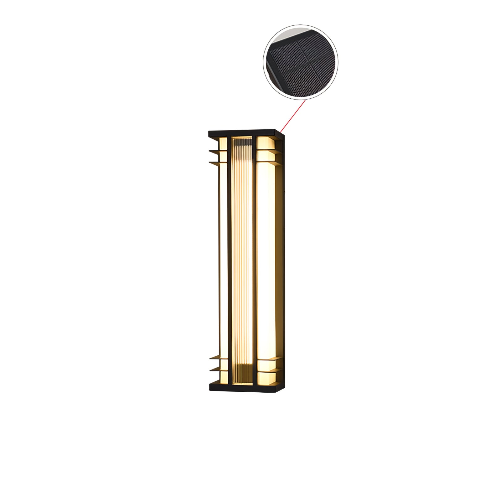 Double Axis Outdoor Wall Lamp | Stainless Steel | Black & Translucent