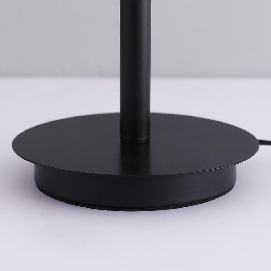 Double Leaf Table Lamp | Iron & Metal | Black