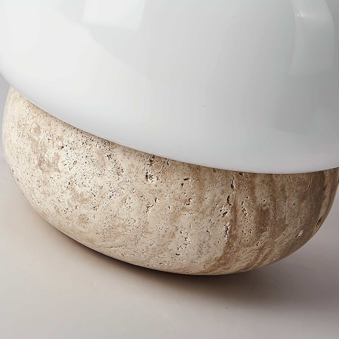 Doudou Table Lamp | Yellow Travertine | 18cm