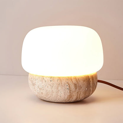 Doudou Table Lamp | Yellow Travertine | 18cm