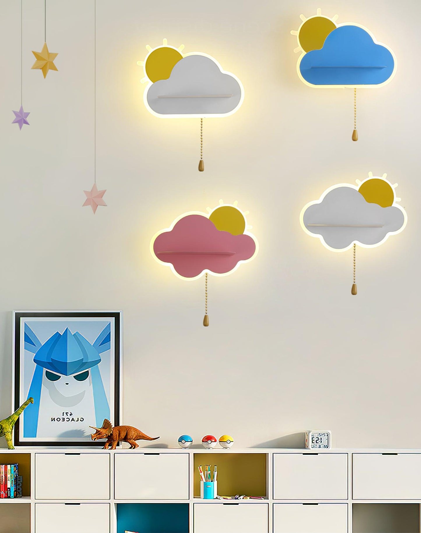 Dreamier Cloud Wall Lamp | LED | White, Pink, Blue