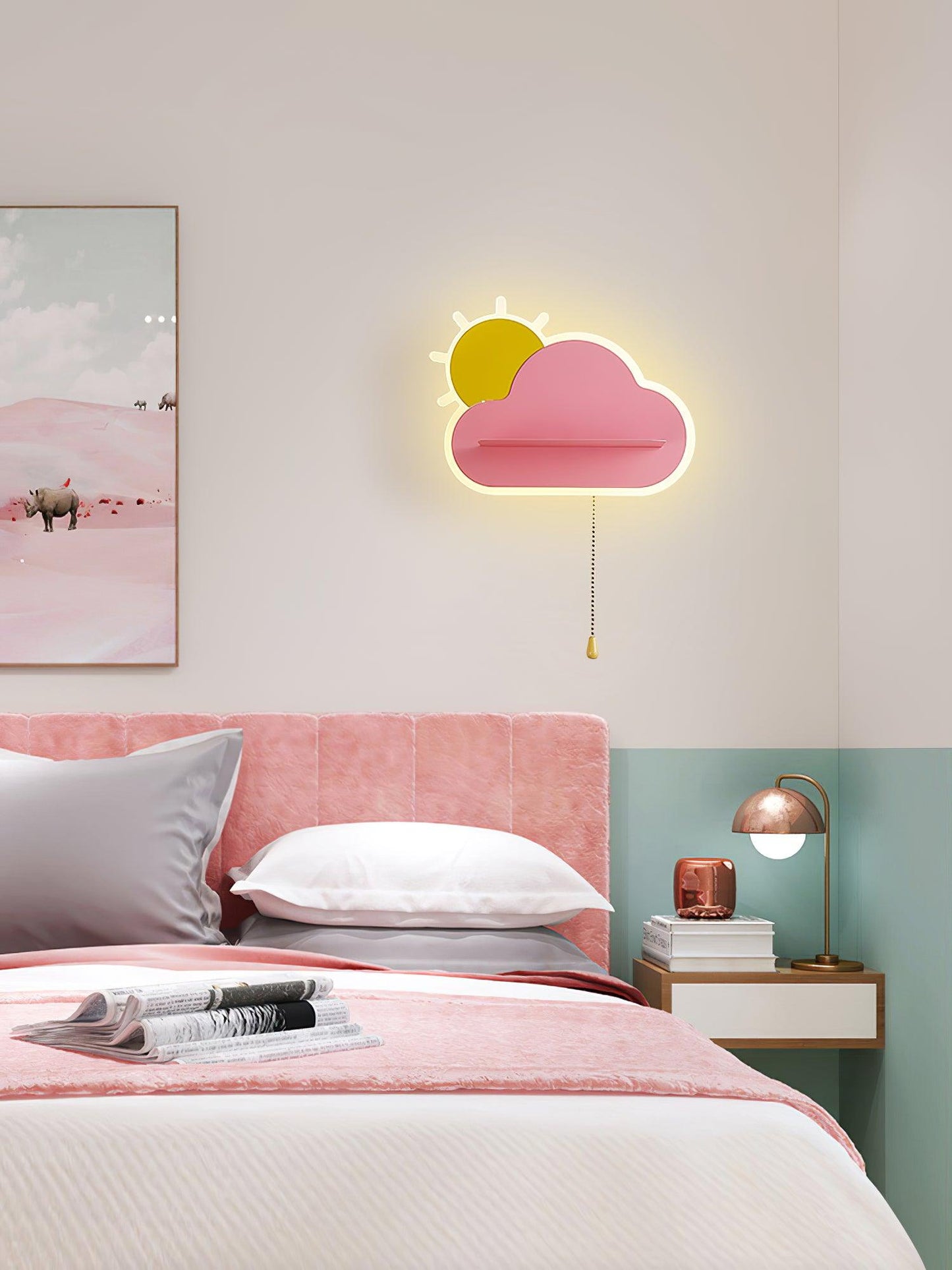 Dreamier Cloud Wall Lamp | LED | White, Pink, Blue