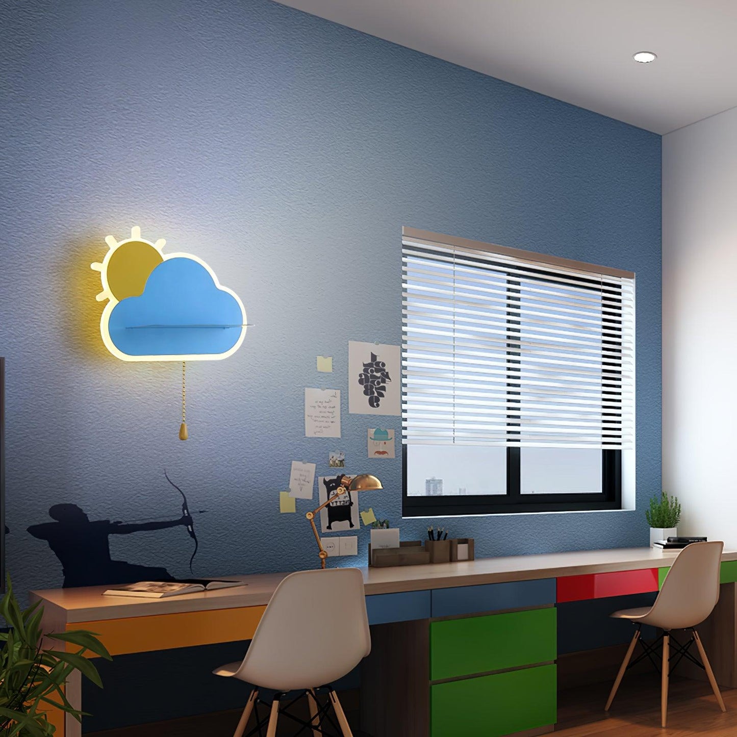 Dreamier Cloud Wall Lamp | LED | White, Pink, Blue