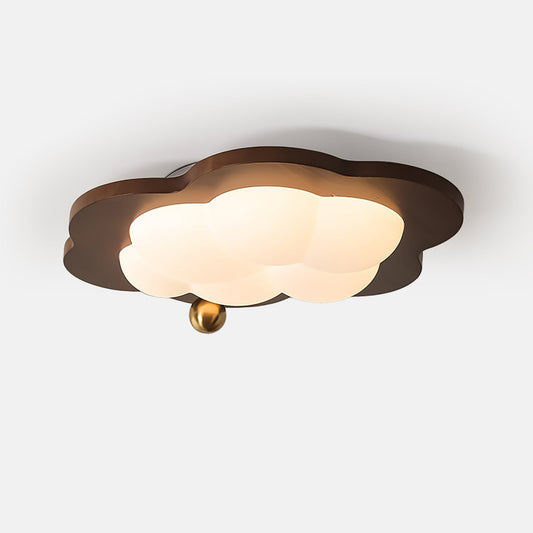 Dreamscape Ceiling Light | Walnut Wood & Acrylic | Cloud, Heart, Star Shapes
