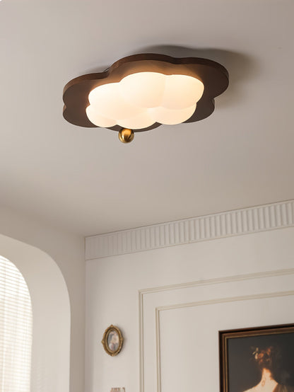 Dreamscape Ceiling Light | Walnut Wood & Acrylic | Cloud, Heart, Star Shapes