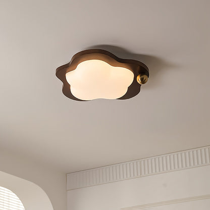 Dreamscape Ceiling Light | Walnut Wood & Acrylic | Cloud, Heart, Star Shapes