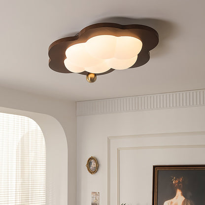 Dreamscape Ceiling Light | Walnut Wood & Acrylic | Cloud, Heart, Star Shapes