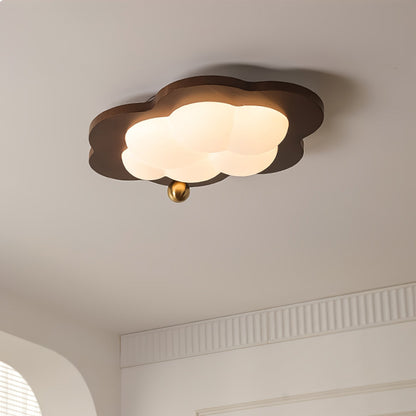 Dreamscape Ceiling Light | Walnut Wood & Acrylic | Cloud, Heart, Star Shapes