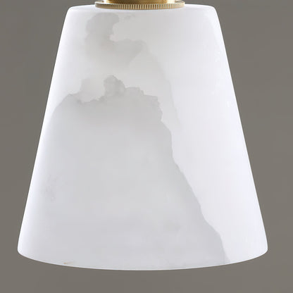 Droplet Wall Lamp | Alabaster & Metal | White, Gold or Black