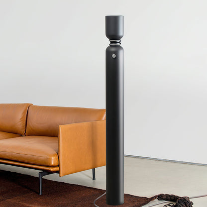 Dumbbell Floor Lamp | Forged Iron | Black & White