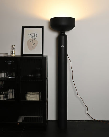 Dumbbell Floor Lamp | Forged Iron | Black & White