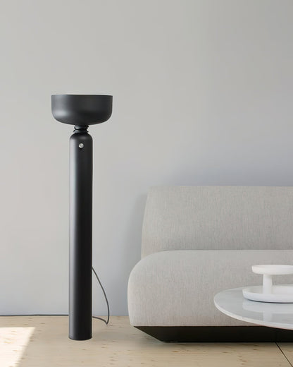 Dumbbell Floor Lamp | Forged Iron | Black & White