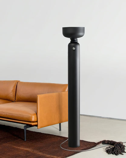 Dumbbell Floor Lamp | Forged Iron | Black & White