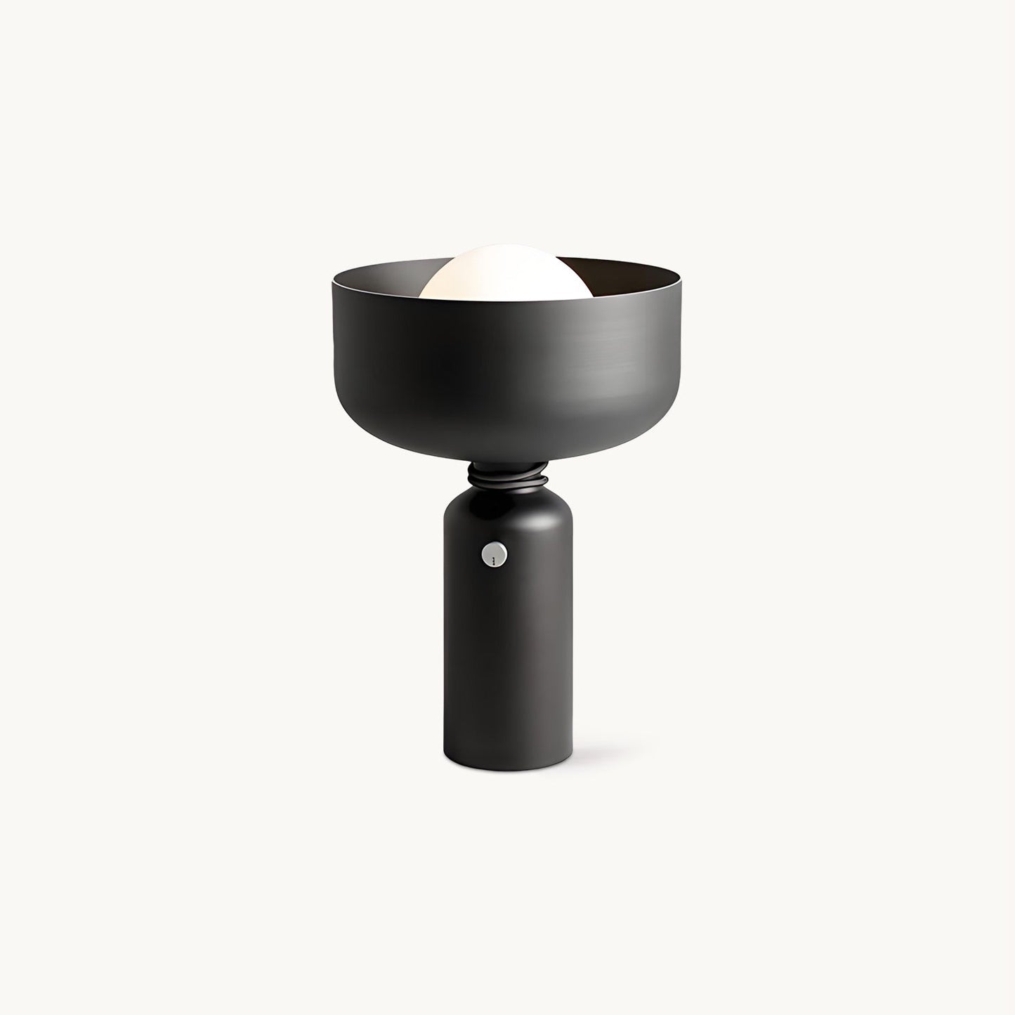 Dumbbell Table Lamp | Forged Iron | Black & White Options