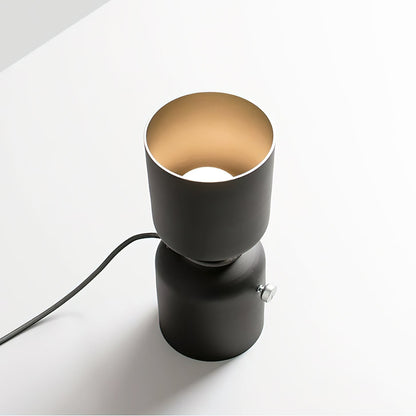 Dumbbell Table Lamp | Forged Iron | Black & White Options