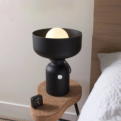 Dumbbell Table Lamp | Forged Iron | Black & White Options