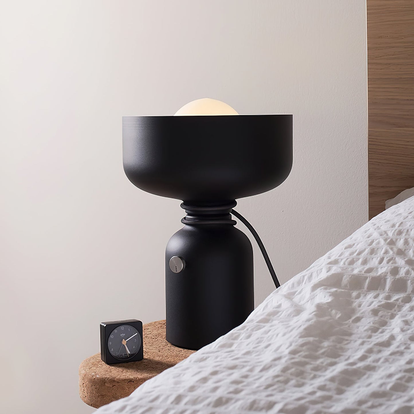 Dumbbell Table Lamp | Forged Iron | Black & White Options