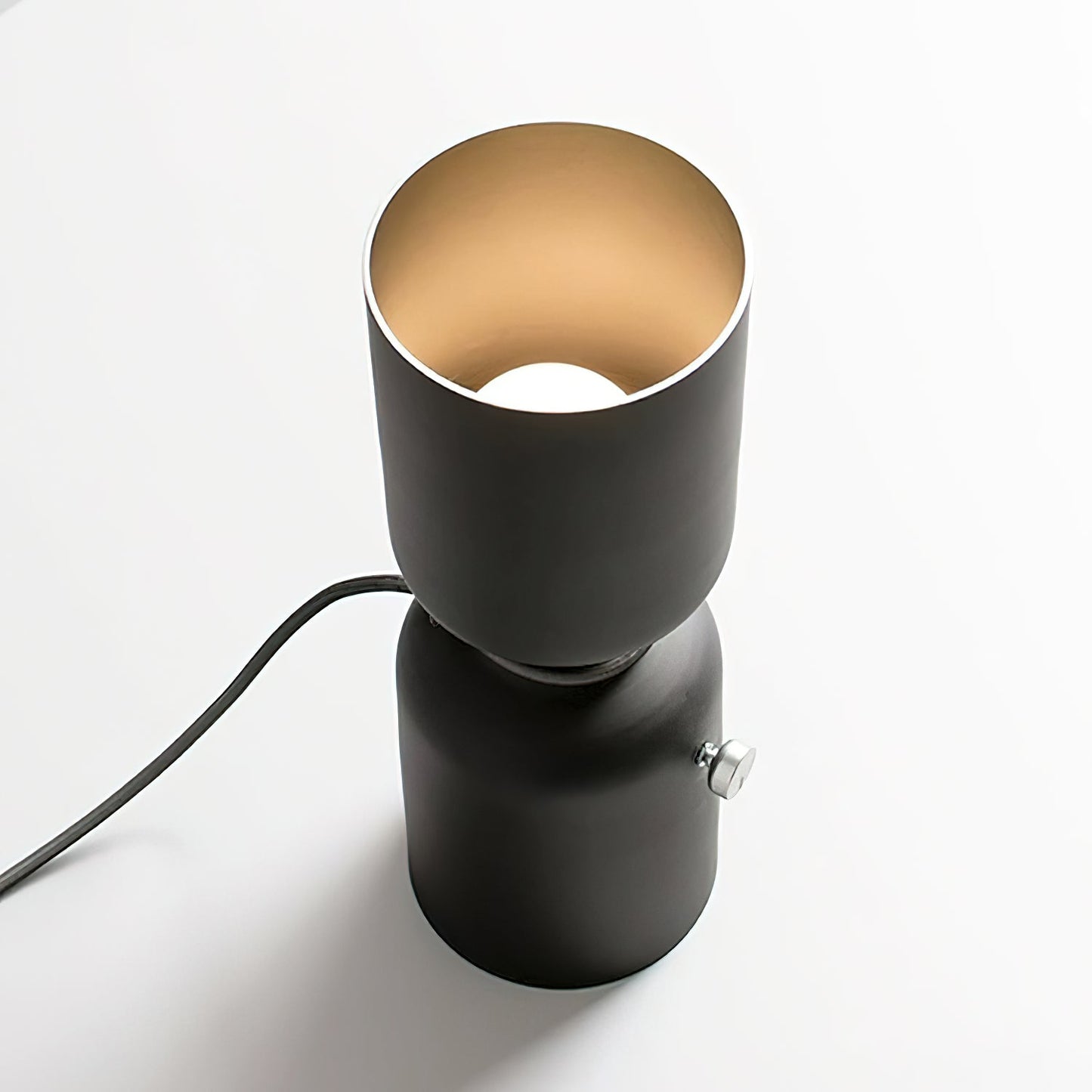Dumbbell Table Lamp | Forged Iron | Black & White Options