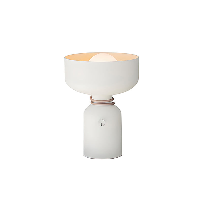 Dumbbell Table Lamp | Forged Iron | Black & White Options