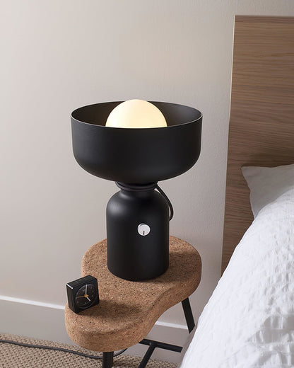 Dumbbell Table Lamp | Forged Iron | Black & White Options