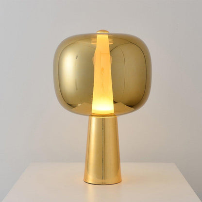 Dusk Dawn Table Lamp | Metal & Acrylic | Rose Gold