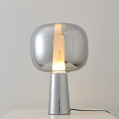 Dusk Dawn Table Lamp | Metal & Acrylic | Rose Gold