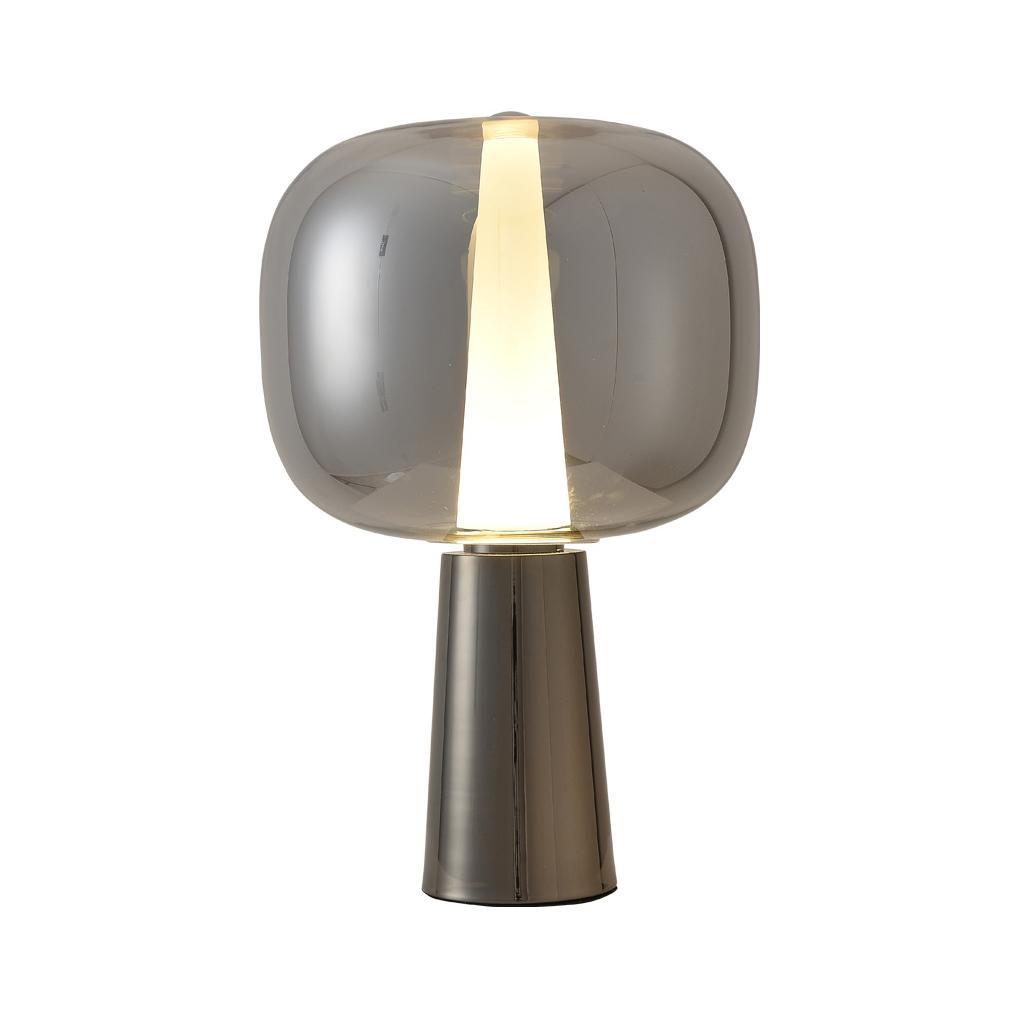 Dusk Dawn Table Lamp | Metal & Acrylic | Rose Gold