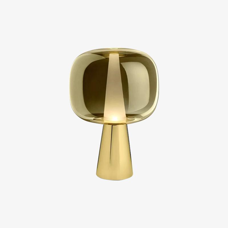Dusk Dawn Table Lamp | Metal & Acrylic | Rose Gold
