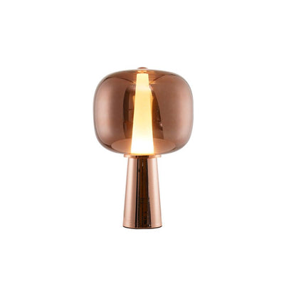 Dusk Dawn Table Lamp | Metal & Acrylic | Rose Gold