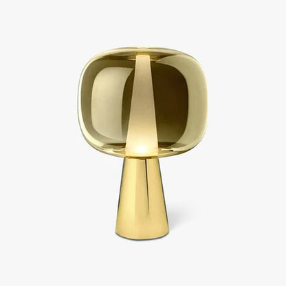 Dusk Dawn Table Lamp | Metal & Acrylic | Rose Gold