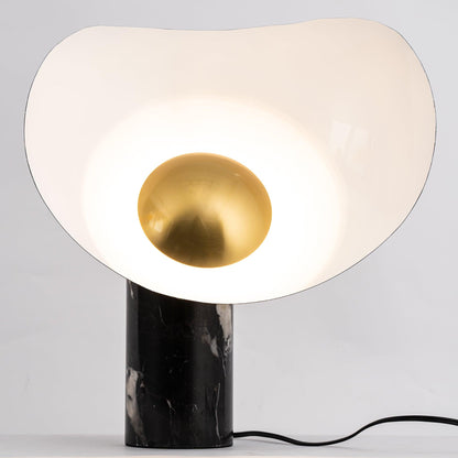 Earth to Sky Table Lamp | Metal & Marble | Black