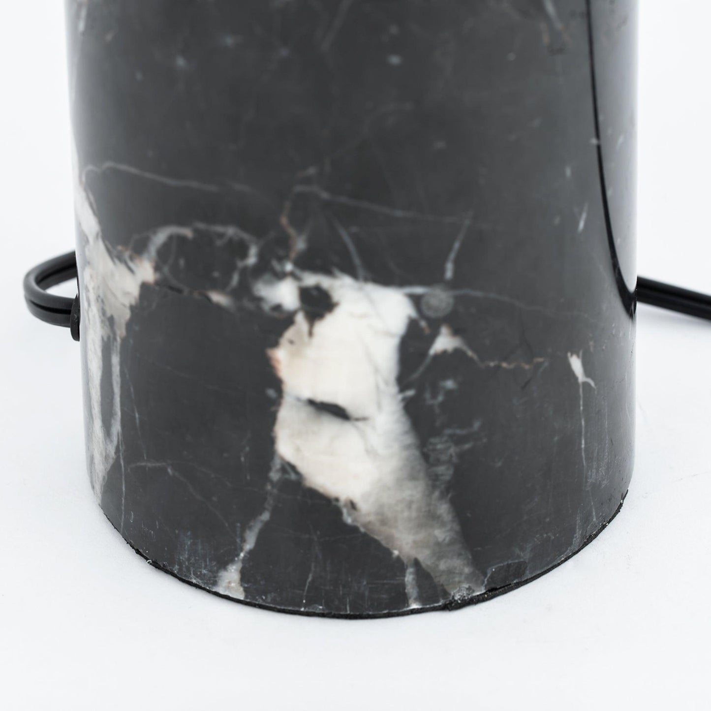 Earth to Sky Table Lamp | Metal & Marble | Black