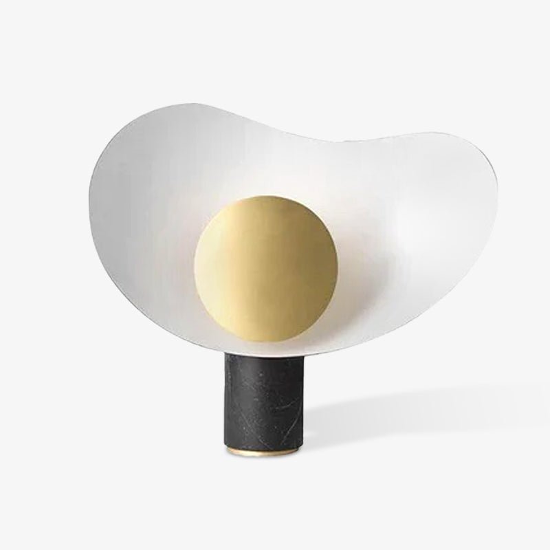 Earth to Sky Table Lamp | Metal & Marble | Black