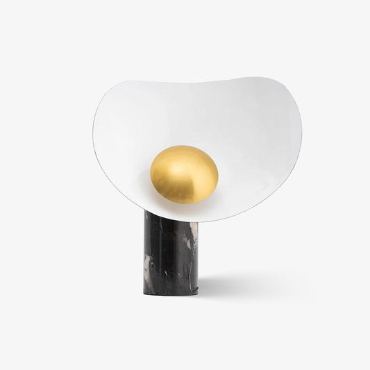 Earth to Sky Table Lamp | Metal & Marble | Black