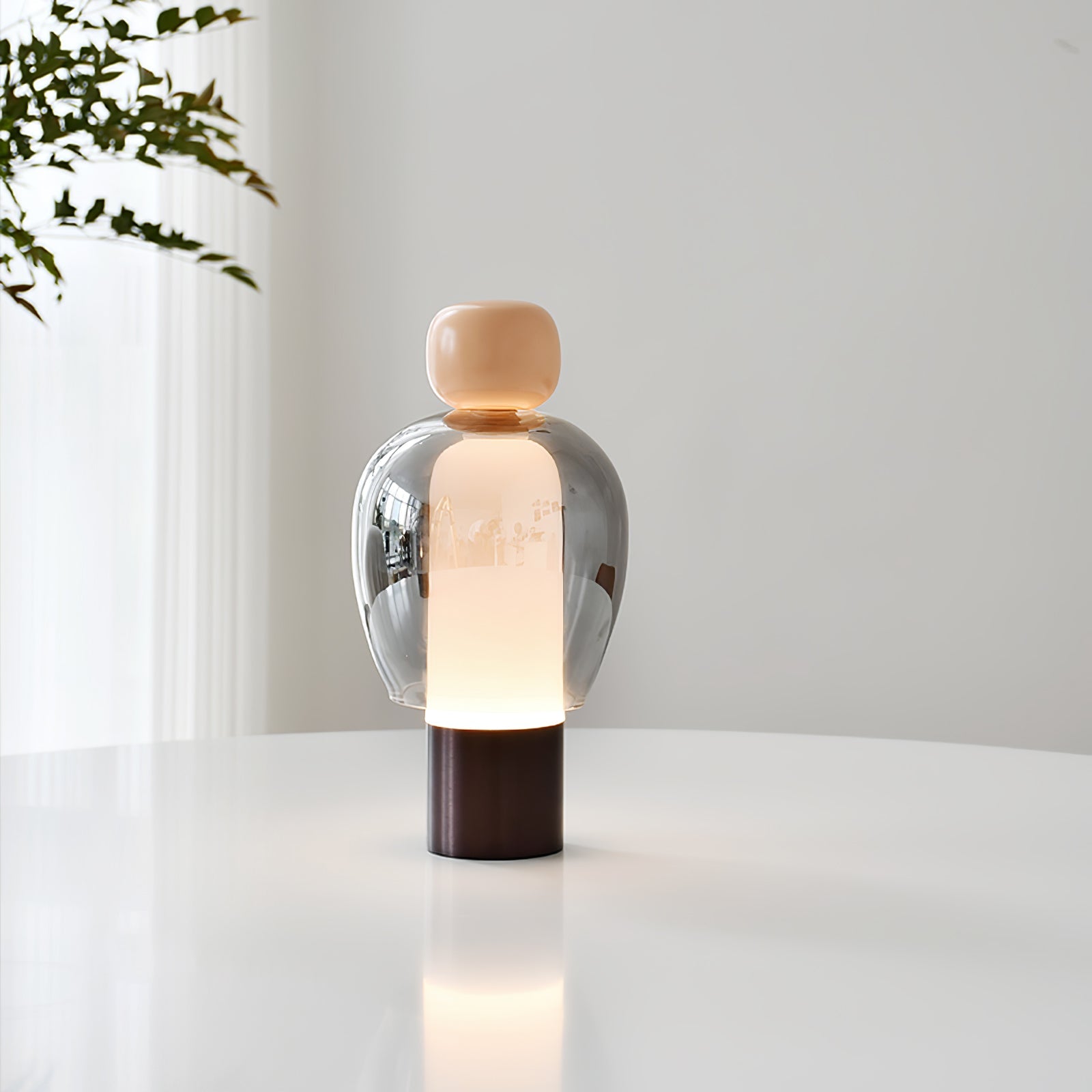 Lumina Joy Table Lamp | Metal & Glass | Blue, Pink, Green, Brown