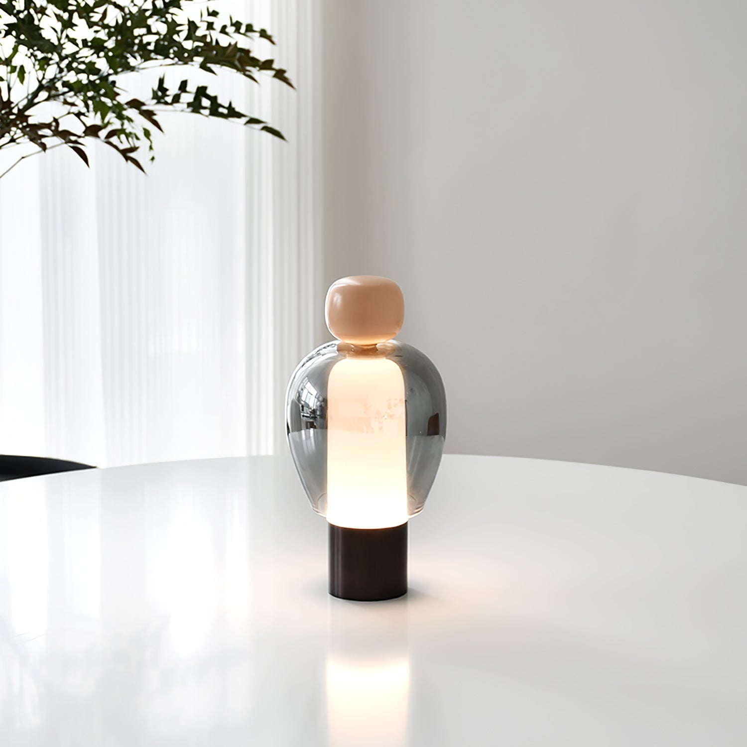 Lumina Joy Table Lamp | Metal & Glass | Blue, Pink, Green, Brown