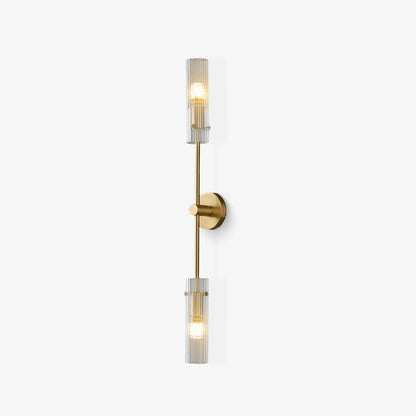 Eclat Vertica Wall Lamp | Brass & Glass | G9