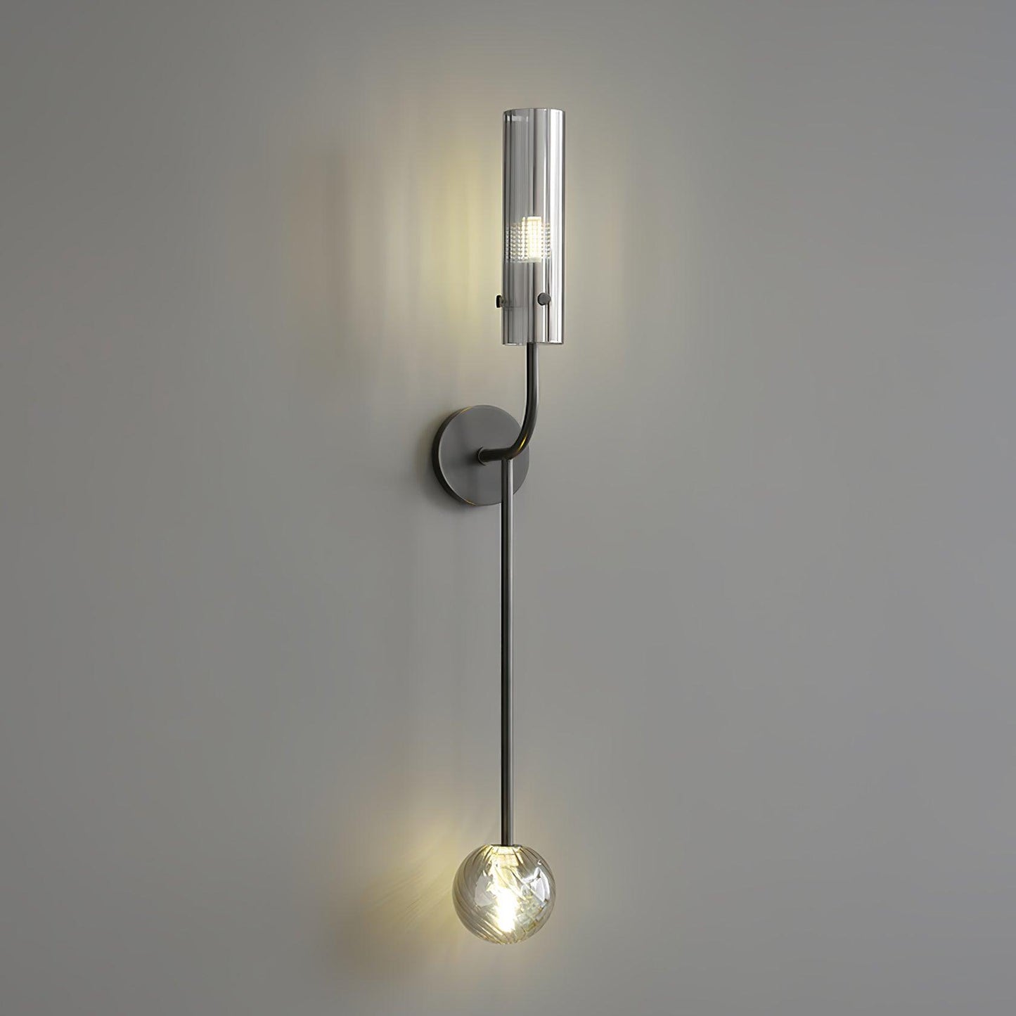 Eclat Vertica Wall Lamp | Brass & Glass | G9
