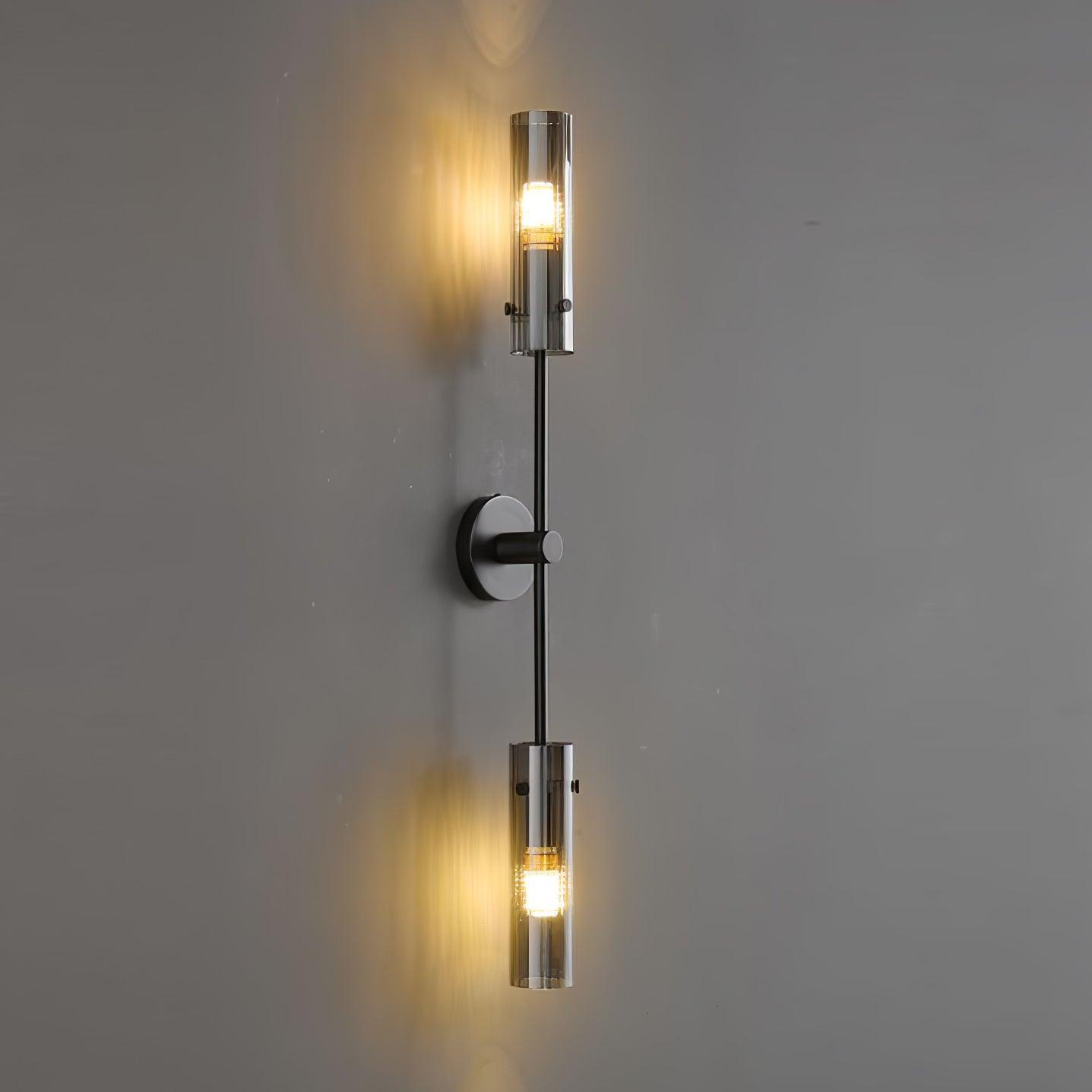 Eclat Vertica Wall Lamp | Brass & Glass | G9