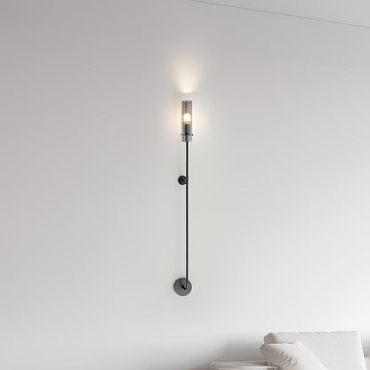 Eclat Vertica Wall Lamp | Brass & Glass | G9