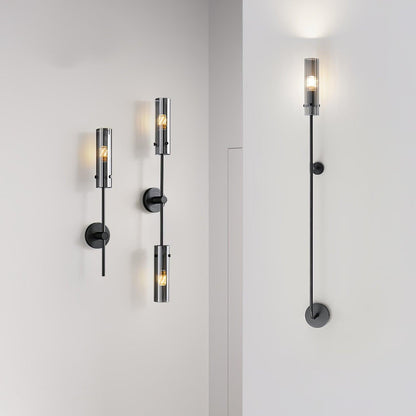 Eclat Vertica Wall Lamp | Brass & Glass | G9