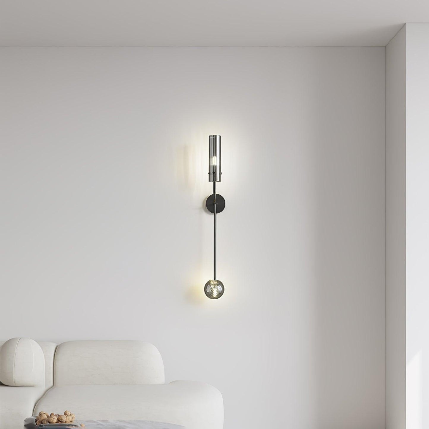 Eclat Vertica Wall Lamp | Brass & Glass | G9