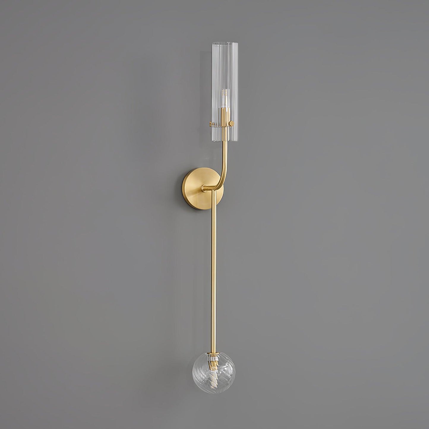 Eclat Vertica Wall Lamp | Brass & Glass | G9