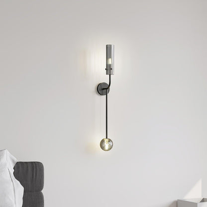 Eclat Vertica Wall Lamp | Brass & Glass | G9
