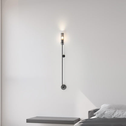 Eclat Vertica Wall Lamp | Brass & Glass | G9
