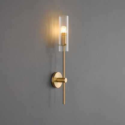 Eclat Vertica Wall Lamp | Brass & Glass | G9