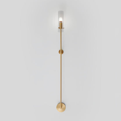 Eclat Vertica Wall Lamp | Brass & Glass | G9